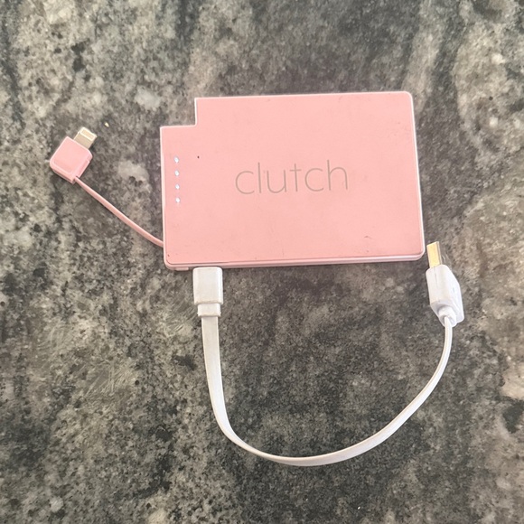 Pink Clutch Portable Charger - Picture 3 of 5